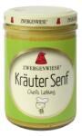 ZWERGENWIESE Mustar cu ierburi de Provance, fara gluten bio 160ml