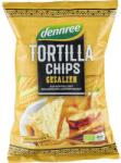 dennree Tortilla chips cu sare bio 125g