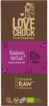 Lovechock Ciocolata raw vegana cu afine si seminte de canepa, fara gluten bio 70g