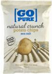 GoPure Chipsuri din cartofi cu sare coapte manual, fara gluten bio 125g