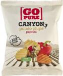 GoPure Chips-uri Canyon din cartofi cu ardei, fara gluten bio 125g