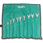 SATA extra hosszú csillag-villáskulcs készlet 8-19mm 10 részes (csavart nyéllel) (felgöngyölíthető táskában) (ST08006SJ)