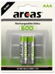 ARCAS Rechargeable mikro ceruza akku (AAA) 600mAh 2db