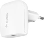 Belkin WCA003VFWH BoostCharge 20W USB-C PD Wall Charger (WCA003VFWH)