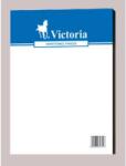 VICTORIA Fehér jegyzettömb A4 négyzetrácsos