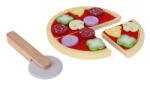 Eco Toys Jucarie interactiva de lemn sub forma de pizza Ecotoys 4221 (EDI4221) - babyneeds