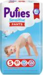 pufies Pants Sensitive Junior pelenkabugyi, 5-ös méret, 12-17 kg, 42 db