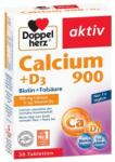 Doppelhertz Aktiv Calciu 900 mg + D3 + Biotina + Acid folic, 30 comprimate, Doppelherz