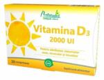 NATURALIS Vitamina D3 2000 UI, 30 comprimate