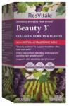 General Nutrition Corporation Beauty 3 Colagen, Keratina si Elastina ResVitale, 90 capsule, GNC
