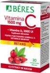 Beres Pharmaceuticals Vitamina C 1500 mg +3000 UI D3, 30 comprimate filmate retard, Beres