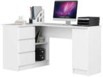 AKORD Sarok íróasztal - Akord Furniture - 155 cm - fehér (bal)