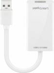 Goobay 95035 USB-A - RJ45 100Mbit/s Ethernet Adapter - Fehér (95035)