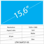 Notebook LCD 15.6 LCD Slim Mat 30 pin Full HD, Matte