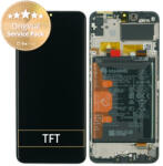 Huawei Y6p, Honor 9A - Ecran LCD + Sticlă Tactilă + Ramă + Baterie (Black) - 02353LKV Genuine Service Pack, Black