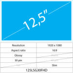 Notebook LCD 15.6 LCD Slim Glossy 30 pini Full HD Fără mânere, Glossy
