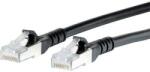 METZ CONNECT RJ45 Hálózati csatlakozókábel, CAT 6A S/FTP [1x RJ45 dugó - 1x RJ45 dugó] 3 m, fekete BTR Netcom