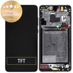 Huawei Mate 20 - Ecran LCD + Sticlă Tactilă + Ramă + Baterie (Black) - 02352ETG Genuine Service Pack, Black