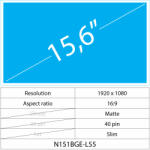 Notebook LCD 15.6 LCD Slim Mat 40 pin Full HD, Matte