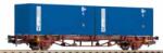 Piko 58755 Konténerszálító kocsi, Lgns, FS IV (4015615587552)