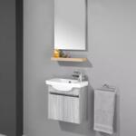 Sanglass UNI-40P magasfényű akril fürdőszobai polc, fényes fehér