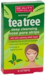 Beauty Formulas Benzi de curatare a nasului cu extract de arbore de ceai, 6 buc - Beauty Formulas