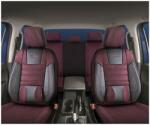 Panda Set Huse Scaune Auto pentru Land Rover Discovery - Panda Confort, Negru-Bordo, 11 piese
