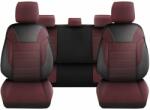 DeluxeBoss Set Huse Scaune Auto pentru Audi Q5 - DeluxeBoss Classico, bancheta rabatabila fractionata, 11 piese, rosu - negru