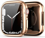 Apple Watch 7 (41mm), Szilikon védőkeret, közepesen ütésálló, szíj nélkül, Dux Ducis Samo, vörösarany
