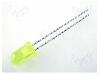 Kingbright Electronic Dioda LED 5mm, galbena, convex, 2. . . 2.5V, KINGBRIGHT ELECTRONIC - L-53SYD