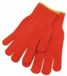 KWB Pereche manusi de lucru, tricot fin, marimea 7, portocaliu neon, poliester, KWB, 253213