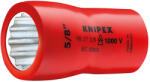 KNIPEX Cap cheie tubulară 5/16" cu pătrat interior 3/8" KNIPEX 08892 (98 37 5/16) Set capete bit, chei tubulare
