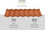 NOVATIK NATURA CLASSIC - Tigla metalica cu roca vulcanica (NNC)