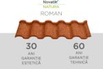 NOVATIK NATURA ROMAN - Tigla metalica cu roca vulcanica (NNR)