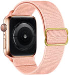 Apple Watch 1/2/3/4/5/6/7/8/9/SE (42/44/45mm) TRPH szövet óraszíj rózsaszín