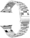 Apple Watch 4/5/6/7/8/9/SE (38/40/41mm) TRPH fém óraszíj ezüst színű