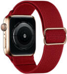 Apple Watch 1/2/3/4/5/6/7/8/9/SE (42/44/45mm) TRPH szövet óraszíj piros