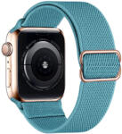 Apple Watch 1/2/3/4/5/6/7/8/9/SE (42/44/45mm) TRPH szövet óraszíj kék