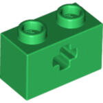 LEGO® Alkatrészek (Pick a Brick) Zöld 1X2 Elem Keresztlukkal 6206248