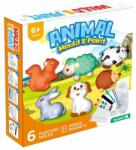 Manyuk Toys Set de creat magneși de frigider - animale (8907)