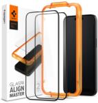 Spigen Folie pentru iPhone 15 Pro Max (set 2) - Spigen Glass. TR Align Master - Black (KF2314916) - Technodepo