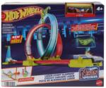 Mattel Hot Wheels, Neon Speeders, Laser Stunt Slamway, set de joaca cu masina