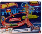 Mattel Hot Wheels, Neon Speeders, Skyscraper Speed Circuit, set de joaca cu masina