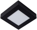 Lucide Brice fekete LED fürdőszobai mennyezeti lámpa (LUC-28117/17/30) LED 1 izzós IP44 (28117/17/30)