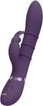VIVE Sora Up & Down Stimulating Rings Vibrating G-Spot Rabbit Purple Vibrator