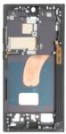  tel-szalk-19296933221 Samsung Galaxy S23 Ultra EU verzió Fekete előlap LCD keret, burkolati elem (tel-szalk-19296933221)