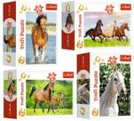 Trefl Mini puzzle Trefl din 54 de piese - Horse world (54193) Puzzle