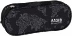 BackUP Penar oval școlar BackUp A - Map, 1 fermoar (93106) Penar