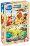 Educa Puzzle Educa din 2 x 50 de piese - Animal Friends (EDU13144) Puzzle