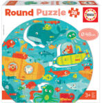 Educa Puzzle rotund Educa din 28 de piese - Under the sea (EDU18907) Puzzle